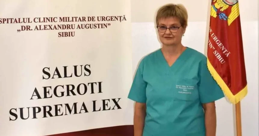 Corina Cristea: 39 de ani asistent medical la Spitalul Militar