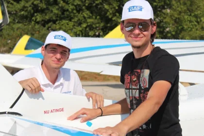Echipaj sibian de avion ultraușor, record european la Balkaniada din Bulgaria