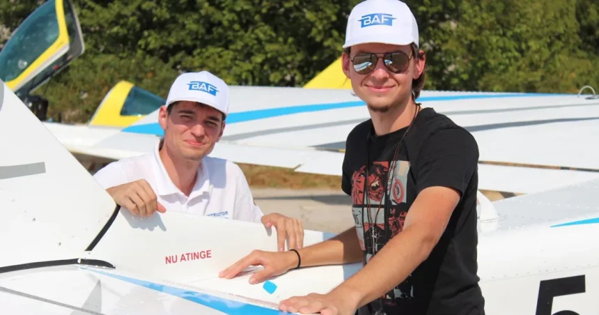 Echipaj sibian de avion ultraușor, record european la Balkaniada din Bulgaria