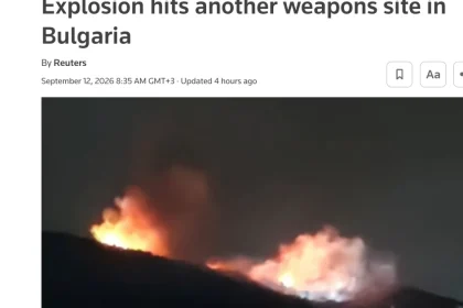 Explozie la depozit de armament în Bulgaria: al doilea incident în câteva săptămâni