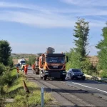 Lucrările pe DN14, aproape de Ruși, s-au încheiat. Reprezentant: „Se strică mereu”