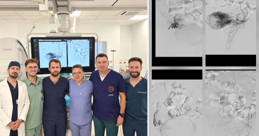 Premieră la Sibiu: Uter salvat prin embolizare arterială