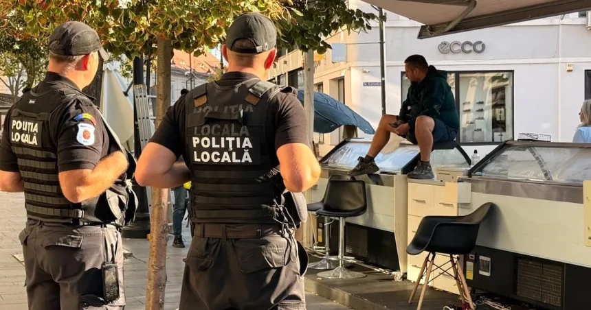 Scandal pe Bălcescu: Primăria Sibiu ridică un stand. Proprietar: Am bunuri de 30.000 €