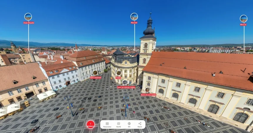 Sibiul are un tur virtual de 100.000 lei, din Piața Mare în Păltiniș și înapoi