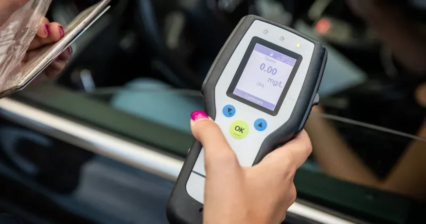 Șofer oprit la Mârșa cu alcoolemie de 1,69 mg/l în aerul expirat