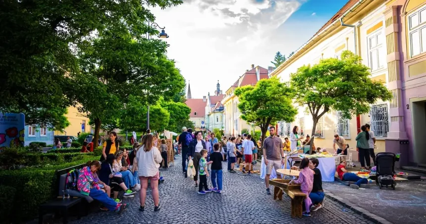 Street Delivery Sibiu, pe Târgul Vinului. Trei zile de restricții în Orașul de Jos