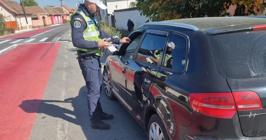 127 de sancțiuni pentru viteză pe DN 1. Șapte permise reținute de polițiștii sibieni
