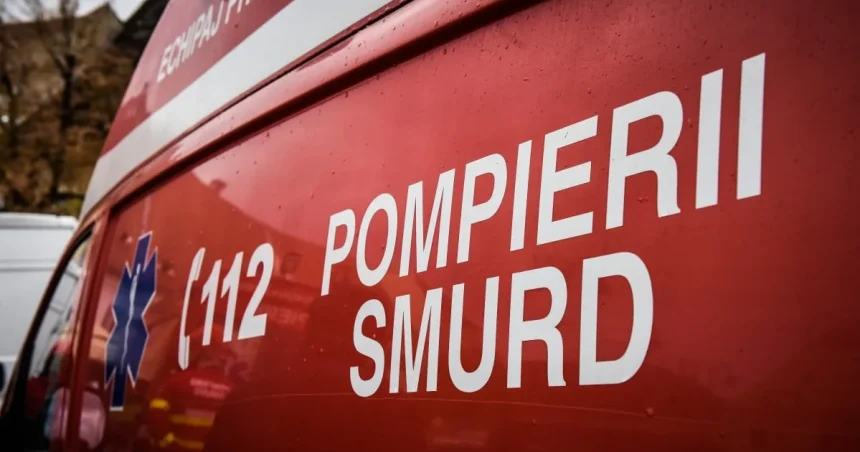 Accident pe DN1 între Avrig și Bradu: două persoane încarcerate, trafic îngreunat