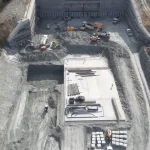 Capul de forare de la Tunelul Poiana, de 180 de tone, pregătit pentru lansare