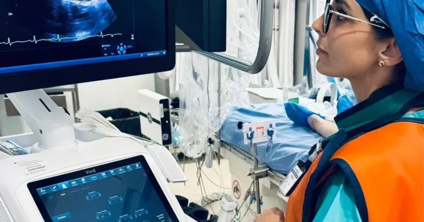 Cardiolog de la Spitalul Județean Sibiu, la un curs de ecocardiografie avansată în Grecia