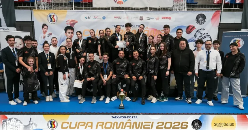 Clubul „Puma” Sibiu, locul I la Cupa României de taekwon-do, cu 36 de medalii