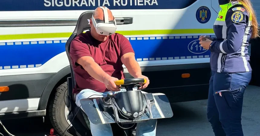 Exercițiu de conștientizare privind consumul de alcool la volan – Simulare cu ochelari VR