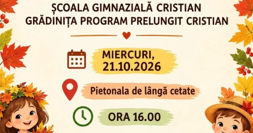 Festivalul Toamnei din Cristian: ateliere, bazar și donații de fructe și legume