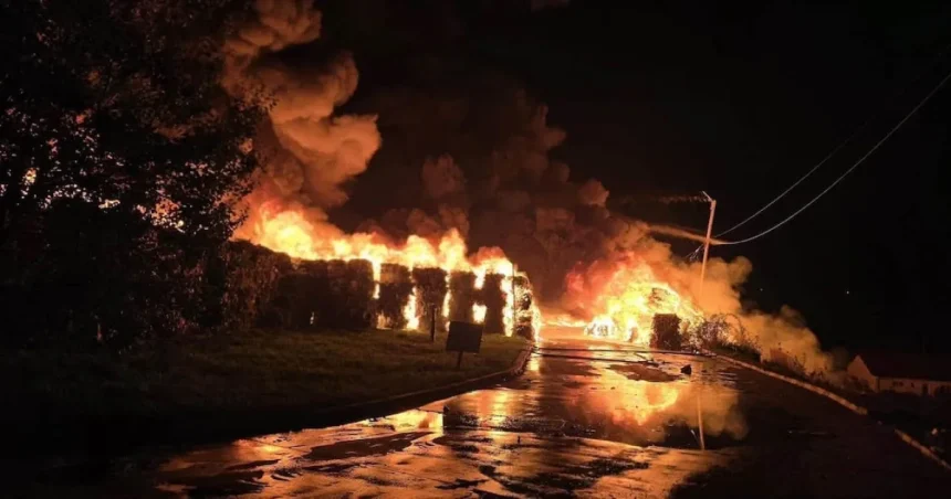 Primarul din Cristian apreciază pompierii voluntari de la incendiul din Rusciori