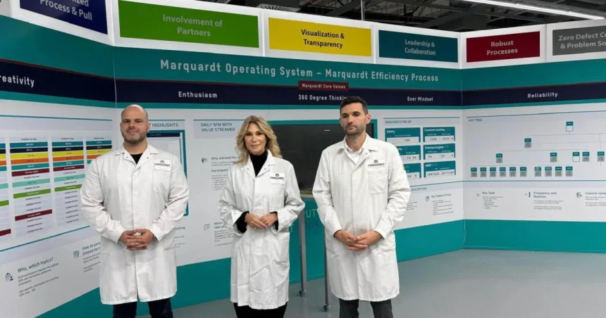 Raluca Turcan, după vizita la Marquardt Sibiu: energia, printre marile provocări