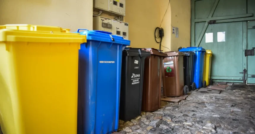 Sistemul de deșeuri din Sibiu: de ce are fiecare pubelă un cip