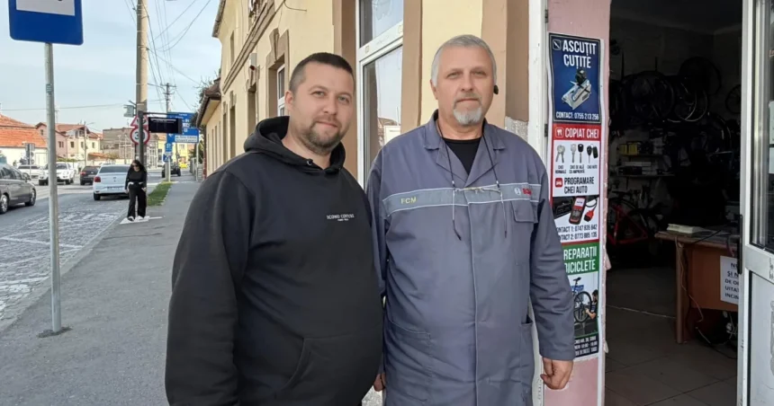 Tatăl și fiul din Sibiu care copiază chei: „E o plăcere să lucrăm împreună”