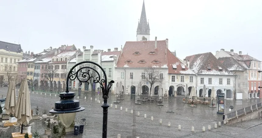 Weekend ploios și mai rece decât ar fi normal la Sibiu